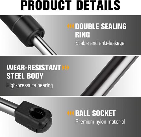Rear Trunk Lift Support Shocks for Dodge Challenger 2008-2016 Gas Spring Strut Rod 6657 2 Pcs in Saudi Arabia