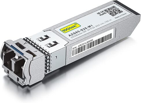 10Gtek QSFP28 100GBASE-SR4 جهاز الإرسال والاستقبال، 100G MPO وحدة الألياف الضوئية متعددة الأوضاع لـ Cisco QSFP-100G-SR4-S، 850 نانومتر، DDM، 100 متر in Kuwait