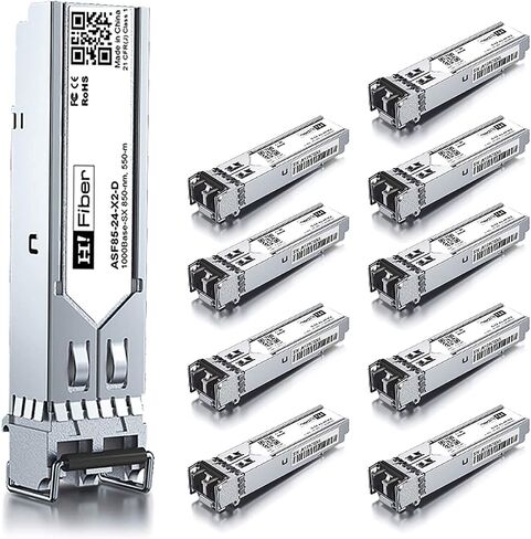 10G Single Mode SFP+ LC Module, 10GBase-LR Fiber Transceiver for Ubiquiti UF-SM-10G, UniFi, Mikrotik, Netgear,D-Link,TP-Link, 1310nm,SMF, DDM, up to 10km in Saudi Arabia