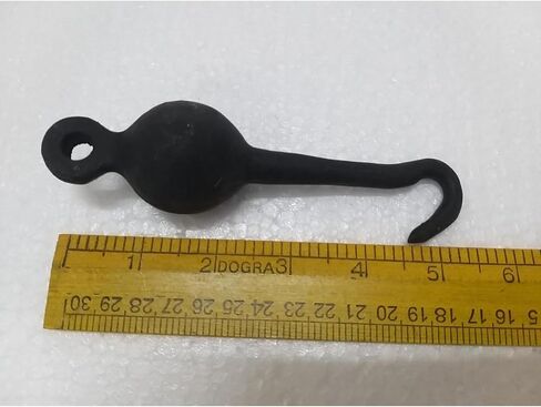 Brass Blessing Bell Clapper | Great Sounding | Marine Nautical Boat Bell: Length: 5 Inches (763) in Saudi Arabia