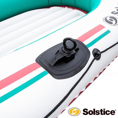 طوافات قارب صيد قابلة للنفخ من SOLSTICE خيارات من 2 إلى 6 أشخاص للبالغين متوافقة مع المحرك تأتي مع ملحقات وحاملات عمود ووسائد وخط إمساك بمقاسات من 6 إلى 12 قدمًا لأرضية هوائية زورق فوياجر in Kuwait