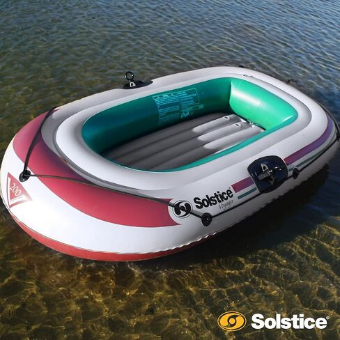 طوافات قارب صيد قابلة للنفخ من SOLSTICE خيارات من 2 إلى 6 أشخاص للبالغين متوافقة مع المحرك تأتي مع ملحقات وحاملات عمود ووسائد وخط إمساك بمقاسات من 6 إلى 12 قدمًا لأرضية هوائية زورق فوياجر in Kuwait