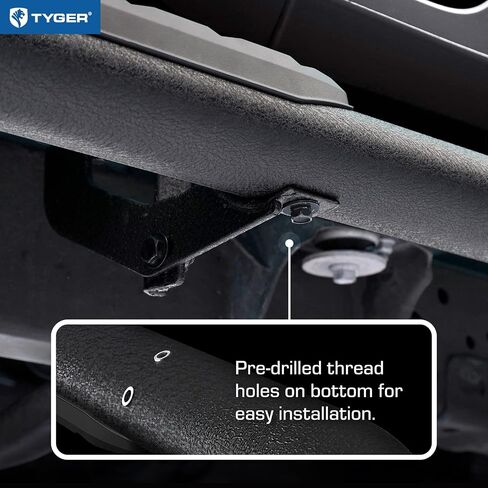 لوحات تشغيل Tyger Auto مقاس 3.5 بوصة متوافقة مع Nissan Frontier 2005-2024 | كابينة الطاقم | TG-SS2N35208 | قضبان Nerf للسكك الحديدية الجانبية in Kuwait