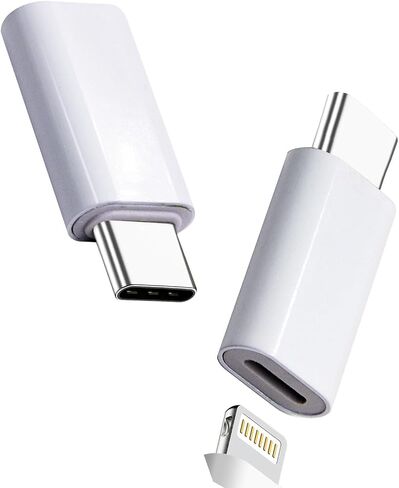 Fidioto for Lightning Female to USB C Male Adapter, for Lighting to USB C Adapter Charging for iPhone 15/15 Pro/15 Pro Max/15 Plus,iPad Air, Samsung, Support Data Transfer and Charging(2Pack) in Saudi Arabia