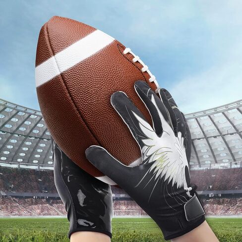 iGym Football Gloves - Tacky Grip Skin Tight Adult Football Gloves - Enhanced Performance Football Gloves for Men Adult Youth in Saudi Arabia