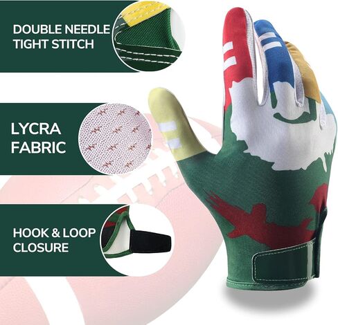 قفازات كرة القدم iGym - قفازات كرة قدم ضيقة للبالغين - قفازات كرة قدم معززة الأداء للرجال والشباب in Kuwait
