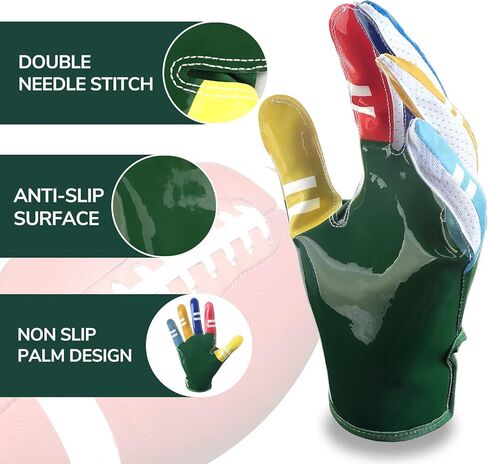 قفازات كرة القدم iGym - قفازات كرة قدم ضيقة للبالغين - قفازات كرة قدم معززة الأداء للرجال والشباب in Kuwait