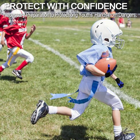 FINGER TEN Football Receiver Gloves Youth Receiving Gloves Pro 3.0 Durable Breathable Flexible in USA Pink White Red Black Blue Small Large Medium X-Large in Kuwait