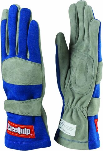 قفازات السباق RaceQuip 351 سلسلة 1 طبقة Nomex SFI 3.3/1 أسود معتمد كبير 351005 in Kuwait