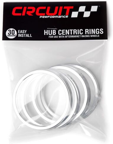 Circuit Performance 74.1mm OD to 60.1mm ID Silver Aluminum Hub Centric Rings in Saudi Arabia