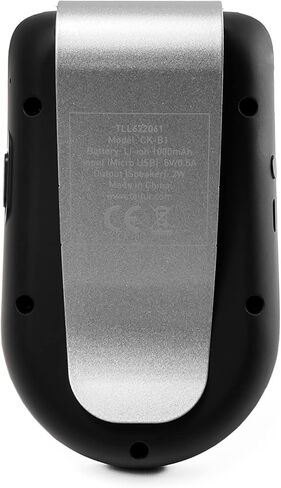 TELLUR CK-B1 مكبر صوت بلوتوث للسيارة، بدون استخدام اليدين للسيارة، مستشعر حركة للتشغيل/الإيقاف التلقائي، ميكروفون لقمع الصدى والضوضاء، سيري وجوجل، طقم سيارة بلوتوث للهاتف الخلوي، متعدد النقاط in Kuwait