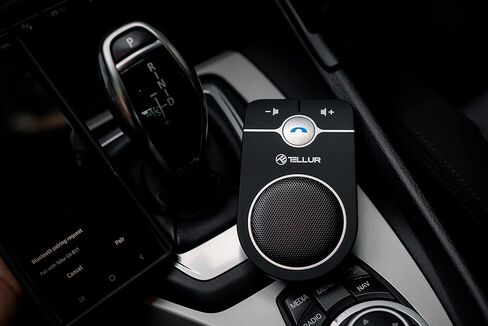 TELLUR CK-B1 مكبر صوت بلوتوث للسيارة، بدون استخدام اليدين للسيارة، مستشعر حركة للتشغيل/الإيقاف التلقائي، ميكروفون لقمع الصدى والضوضاء، سيري وجوجل، طقم سيارة بلوتوث للهاتف الخلوي، متعدد النقاط in Kuwait