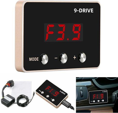 WonVon Throttle Response Controller 9 Drive 9-Mode Universal Electronic Throttle Controller For Dodge RAM Ford Honda Chevrolet (Red) in Saudi Arabia