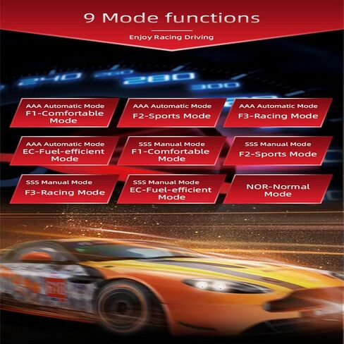WonVon Throttle Response Controller 9 Drive 9-Mode Universal Electronic Throttle Controller For Dodge RAM Ford Honda Chevrolet (Red) in Saudi Arabia