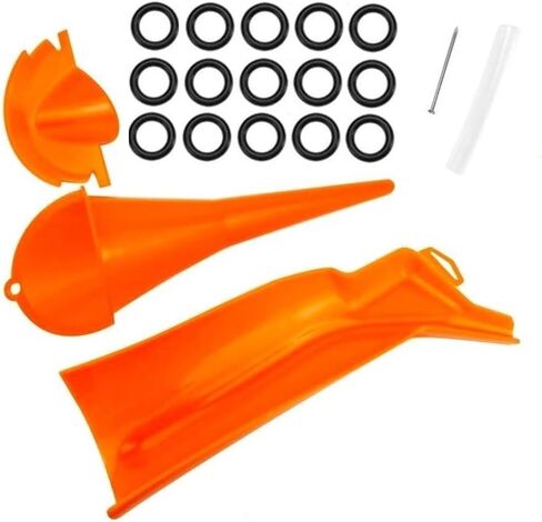 Oil Change Kit Tool, Oil Funnels Set for Harley Davidson Accessories, Motorcycle Primary Case Oil Funnel, 20PCS 11105 Drain Plug O-Ring in Saudi Arabia