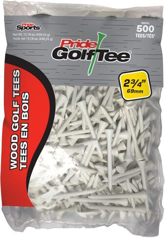 PRIDE GOLF TEE, 2-3/4 inch Deluxe Tee, 500 Count in Saudi Arabia