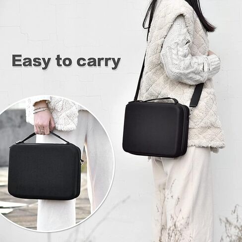 حافظة متوافقة مع مشغل DVD المحمول DBPOWER مقاس 11.5 بوصة و12 بوصة للسيارة، وحقيبة تخزين حامل مع حزام وجيب شبكي للبطارية، وشاحن السيارة، ومحول الطاقة وجهاز التحكم عن بعد (الجراب فقط) in Kuwait