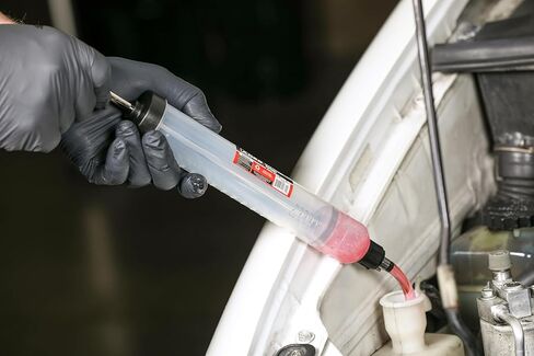 ARES 70920 - Fluid Change Syringe - Smooth Suction Action for Easy Fluid Change - Ideal for Power Steering Fluid, Brake Fluid Removal and More - 200cc Max Capacity in Saudi Arabia