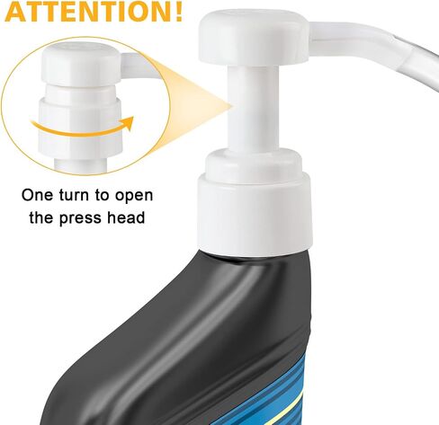 Ouzorp Fluid Pump for Quart Bottles - 5cc Hand Pump Use for Transfer Gear Oil, Transmission and Differential Fluid, NOT for Red Line Quarts in Saudi Arabia
