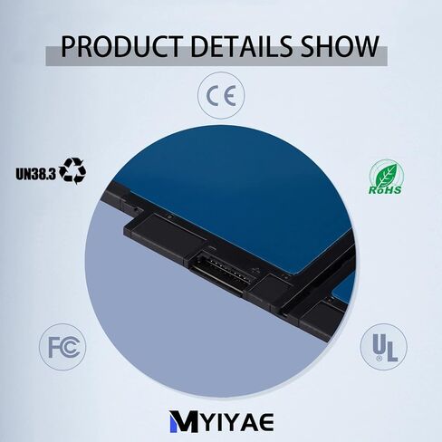 MYIYAE A1965 Battery for MacBook Air 13-inch Model A1932 A2179 Battery Replacement 2018 2019 2020 Version EMC 3184 3302 Real Capacity 11.4V 49.9Wh 4379mAh in Saudi Arabia
