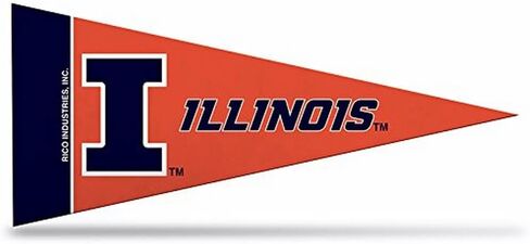 Rico Industries NCAA Illinois Fighting Illini مقاس 10.16 سم × 22.86 سم ديكور كلاسيكي صغير in Saudi Arabia