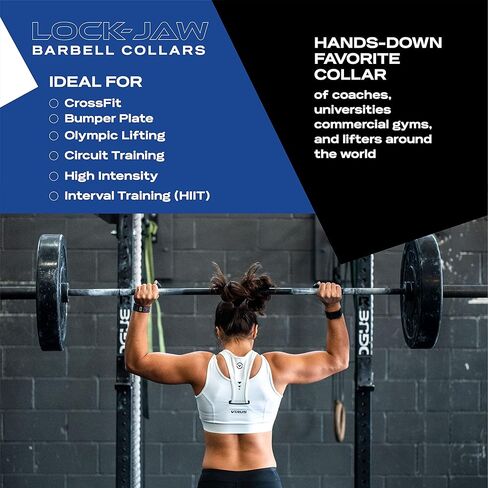 Lock-Jaw PRO 2 Barbell Collar with MAGNETS (black) in Kuwait