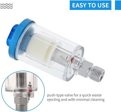 قطعتان من مرشحات فاصل زيت الماء البديلة لأداة ضاغط خط الهواء لمسدس الرش in Kuwait