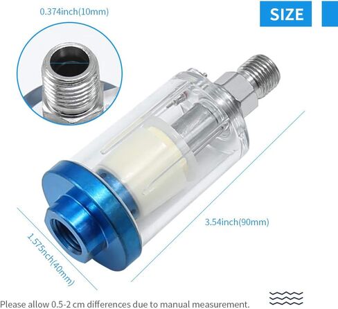 قطعتان من مرشحات فاصل زيت الماء البديلة لأداة ضاغط خط الهواء لمسدس الرش in Kuwait