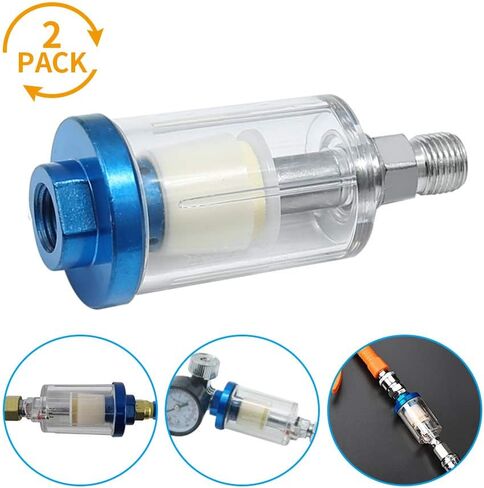 قطعتان من مرشحات فاصل زيت الماء البديلة لأداة ضاغط خط الهواء لمسدس الرش in Kuwait