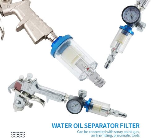 قطعتان من مرشحات فاصل زيت الماء البديلة لأداة ضاغط خط الهواء لمسدس الرش in Kuwait