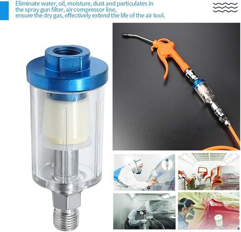 قطعتان من مرشحات فاصل زيت الماء البديلة لأداة ضاغط خط الهواء لمسدس الرش in Kuwait