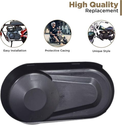 AlveyTech Plastic Clutch Cover - Replacement for the Coleman CT200U Trail, BT200X-G, BT200X-O, CT200U-EX, CT200U-EXR, Gas Power Mini Dirt Bikes, Shroud for Pit Mod Bike, Bicycle Chain Accessories in Saudi Arabia