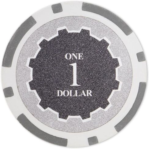 Brybelly Eclipse Poker Chips Heavyweight 14-Gram Clay Composite - Pack of 50 in Saudi Arabia