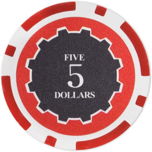 Brybelly Eclipse Poker Chips Heavyweight 14-Gram Clay Composite - Pack of 50 in Saudi Arabia