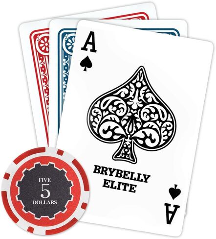 Brybelly Eclipse Poker Chips Heavyweight 14-Gram Clay Composite - Pack of 50 in Saudi Arabia