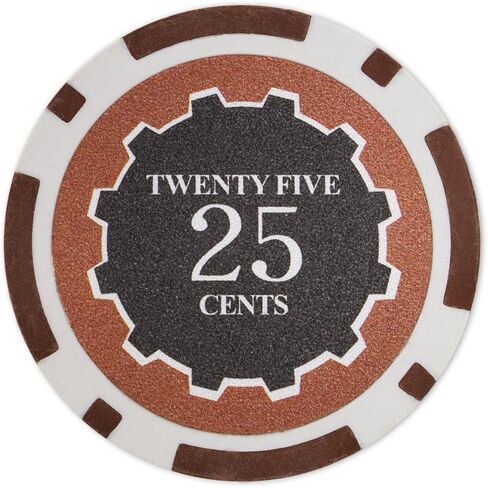 Brybelly Eclipse Poker Chips Heavyweight 14-Gram Clay Composite - Pack of 50 in Saudi Arabia