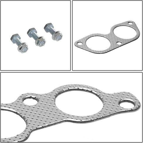 DNA Motoring GKTSET-IS300 Aluminum Exhaust Manifold Header Gasket Set Replacement,Metallic in Saudi Arabia