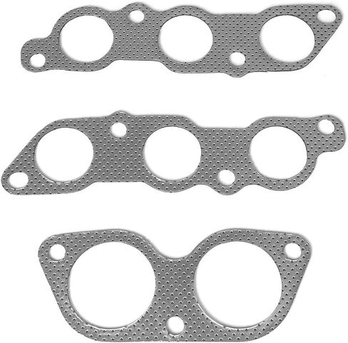 DNA Motoring GKTSET-IS300 Aluminum Exhaust Manifold Header Gasket Set Replacement,Metallic in Saudi Arabia