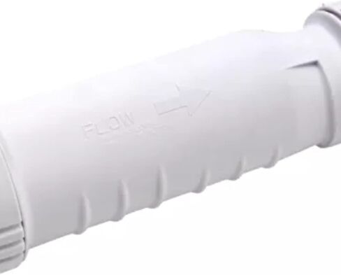 صمام فحص النفايات بدون ماء لمقطورة القارب والسفر والتخييم RV كارافان، قطر 2.4 سم، أبيض in Kuwait