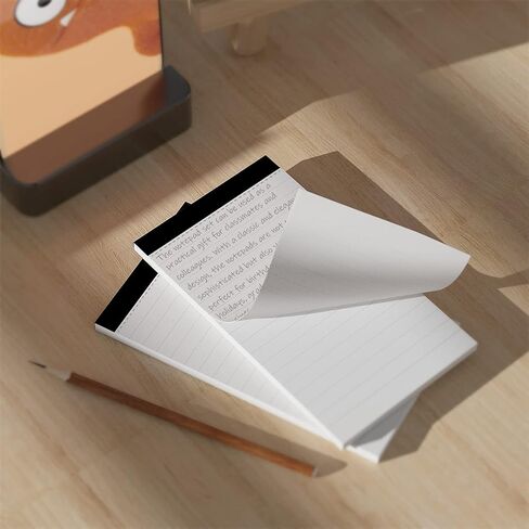 MuiAng Notepad مقاس 3 × 5 بوصات، وسادة كتابة بقياسات جامعية صغيرة الحجم مع 30 ورقة، ورق مبطن للقيام بقائمة المفكرة والتخطيط اليومي والعمل وتدوين الملاحظات والتذكير (30 حزمة) in Saudi Arabia