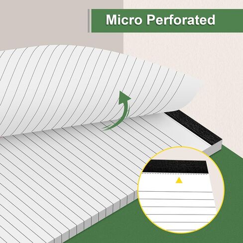 MuiAng Notepad مقاس 3 × 5 بوصات، وسادة كتابة بقياسات جامعية صغيرة الحجم مع 30 ورقة، ورق مبطن للقيام بقائمة المفكرة والتخطيط اليومي والعمل وتدوين الملاحظات والتذكير (30 حزمة) in Saudi Arabia