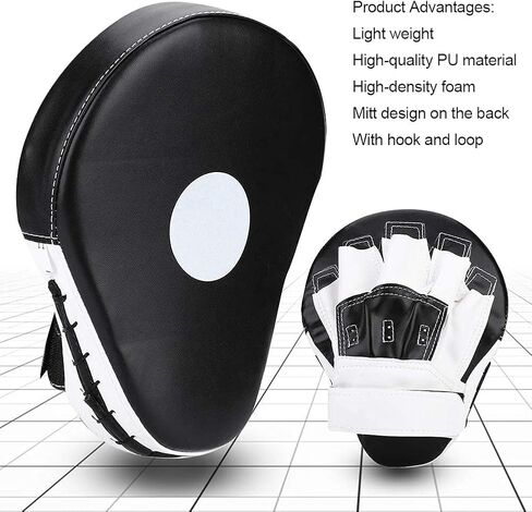 Kickboxing Punch Focus Mitts,Target Training Hand Pads for Karate, Muay Thai Kick, MMA, Sparring, Dojo, Martial Arts Football Kick Pads in Saudi Arabia