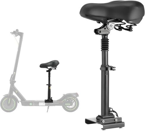 isinwheel طوي مقعد السرج الكبار سكوتر الكهربائية s9 s9pro s9max، مريح قابل للتعديل للصدمات الأساسية سكوتر مرفق دواسة مقعد لكمة الملحقات سكوتر الحرة in Kuwait