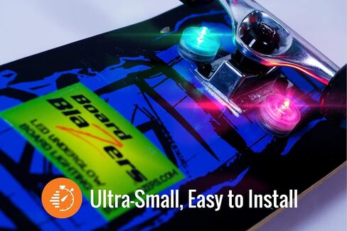 مصابيح LED لألواح التزلج Underglow - هدية مثالية لألواح التزلج - مصابيح LED طويلة مثالية أو مصابيح سكوتر رائعة لتخزين الأطفال in Kuwait