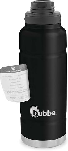 Bubba Trailblazer 40oz Vacuum-Insulated Stainless Steel Water Bottle with Leak-Proof Lid, Keeps Drinks Cold up to 38 Hours or Hot up to 10 Hours, Licorice in Kuwait