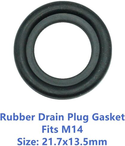 Dsnaduo 50 قطعة من حشية سدادة التصريف المطاطية، تناسب استبدال M12 097-119، 66451، 097-836CD، GM 12616850، 3536966، 8-03536-966-0 (20 مم Od) (20.3 × 11.8 مم) in Kuwait