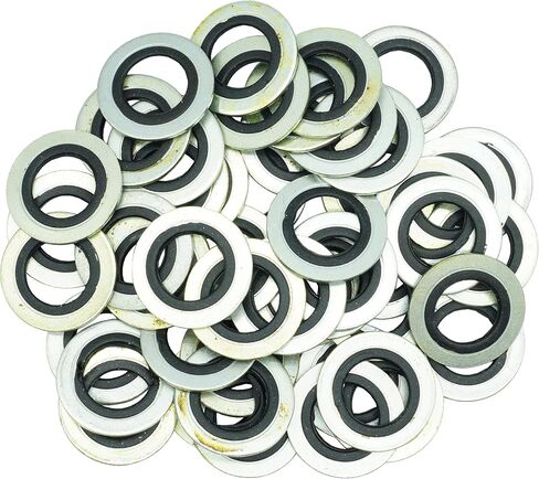 Dsnaduo 50 قطعة من حشية سدادة التصريف المطاطية، تناسب استبدال M12 097-119، 66451، 097-836CD، GM 12616850، 3536966، 8-03536-966-0 (20 مم Od) (20.3 × 11.8 مم) in Kuwait