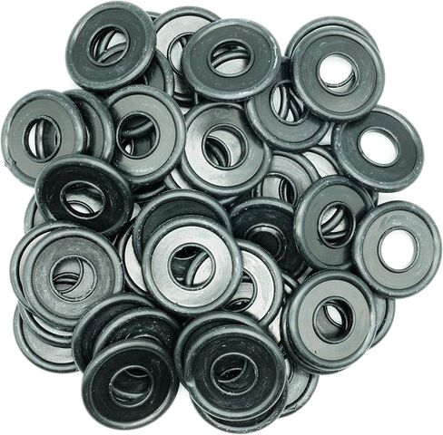 Dsnaduo 50 قطعة من حشية سدادة التصريف المطاطية، تناسب استبدال M12 097-119، 66451، 097-836CD، GM 12616850، 3536966، 8-03536-966-0 (20 مم Od) (20.3 × 11.8 مم) in Kuwait