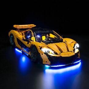 BrickBling LED Light Kit for 42172 Technic McLaren P1 Toy Car (No Model) (Classic Version Light)