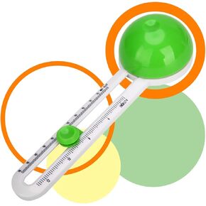 Circle Cutter Paper Trimmer Scrapbooking Circular Cutter Craft Cutting Tool, Rotary Cutter for Cardstocks (Included 3 Blades) (Green)